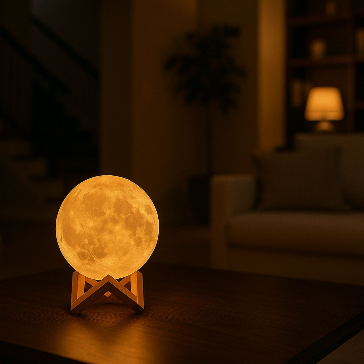 LUNA™ Lampada lunare – Luce notturna multicolore 3D