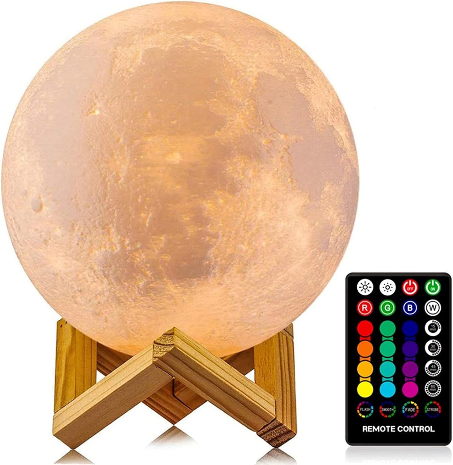 LUNA™ Lampada lunare – Luce notturna multicolore 3D