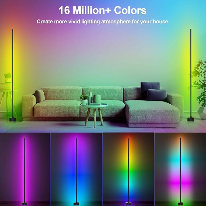 Smart RGB LED floor lamp