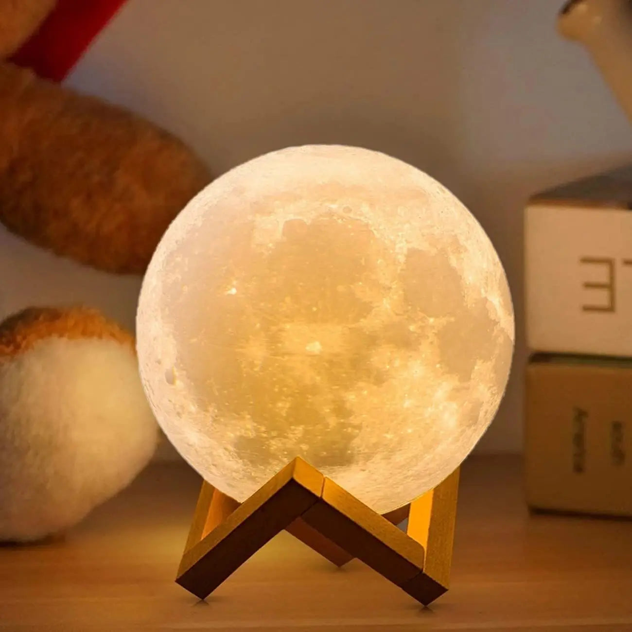 LUNA™ Lampada lunare – Luce notturna multicolore 3D