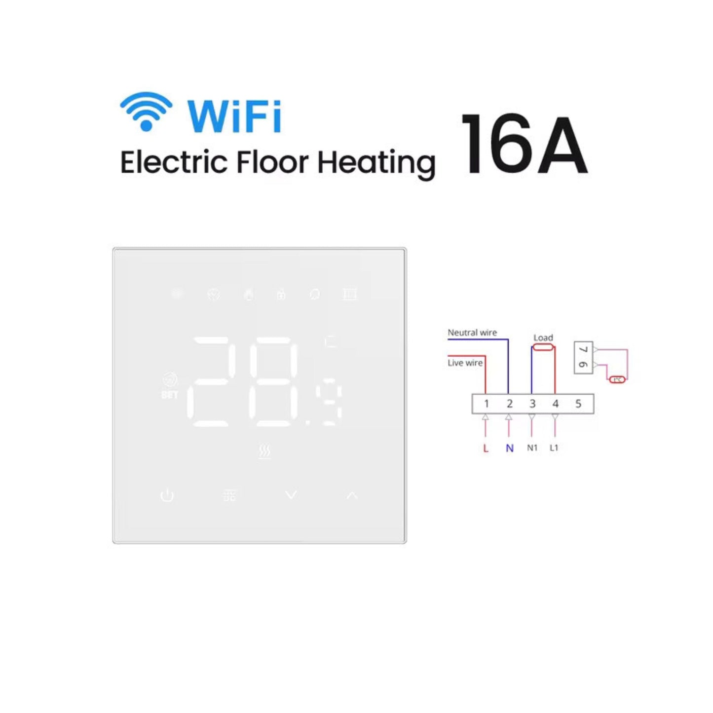 Termostato intelligente WiFi O1