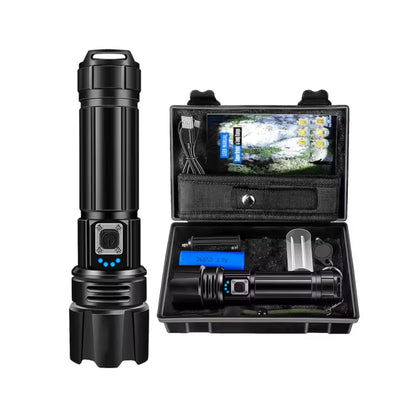 F550 Super bright rechargeable LED flashlight – 950000 lumen