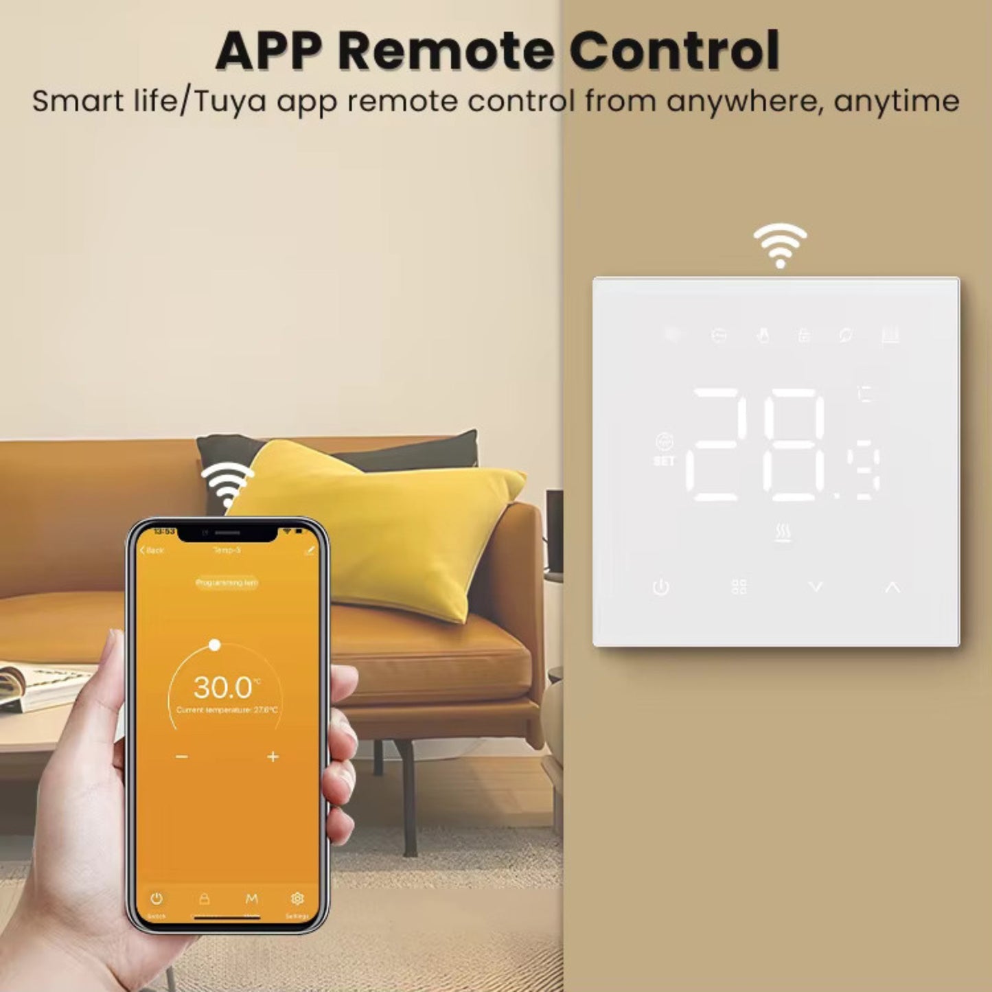 Termostato intelligente WiFi O1