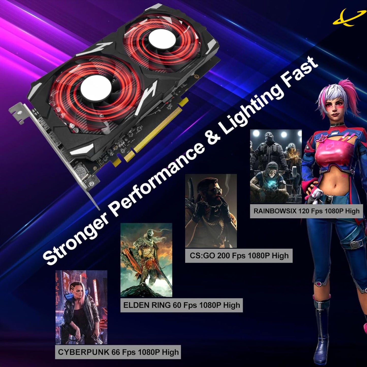 OmniTek™ AMD Radeon RX 580 8GB GDDR5 - Gaming GPU