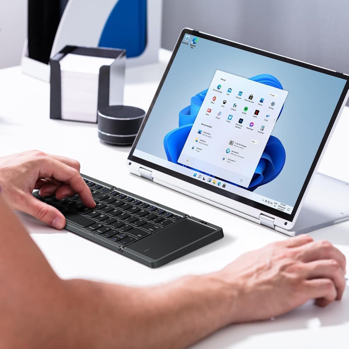 PIX Mini Bluetooth Wireless Folding Keyboard