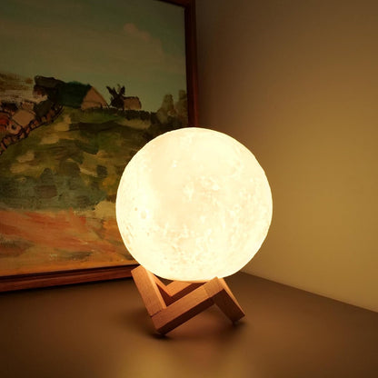 LUNA™ Lampada lunare – Luce notturna multicolore 3D
