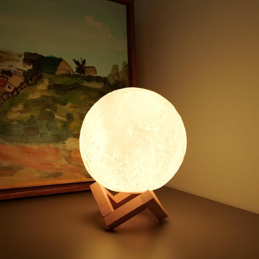 LUNA™ Lampada lunare – Luce notturna multicolore 3D