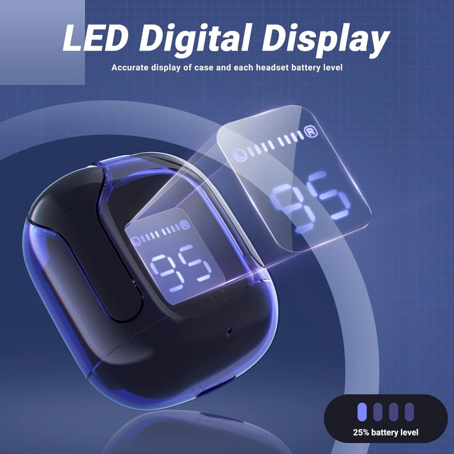 GEM Transparent Bluetooth Earbuds – ENC Mic
