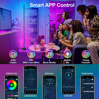 Smart RGB LED Floor Lamp