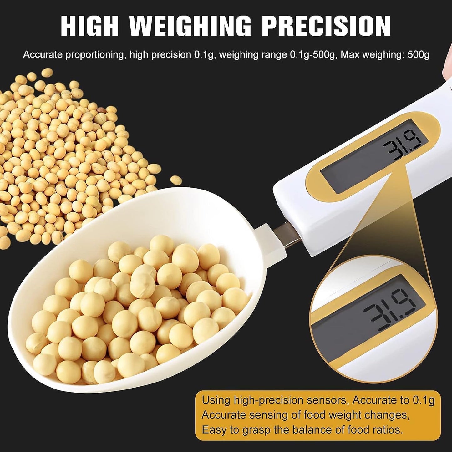 Digital Spoon Scale – High-Precision LCD