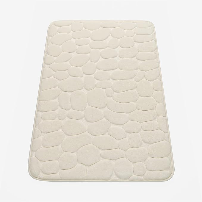 3D non-slip absorbent bathroom mat