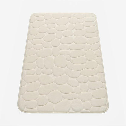 3D non-slip absorbent bathroom mat