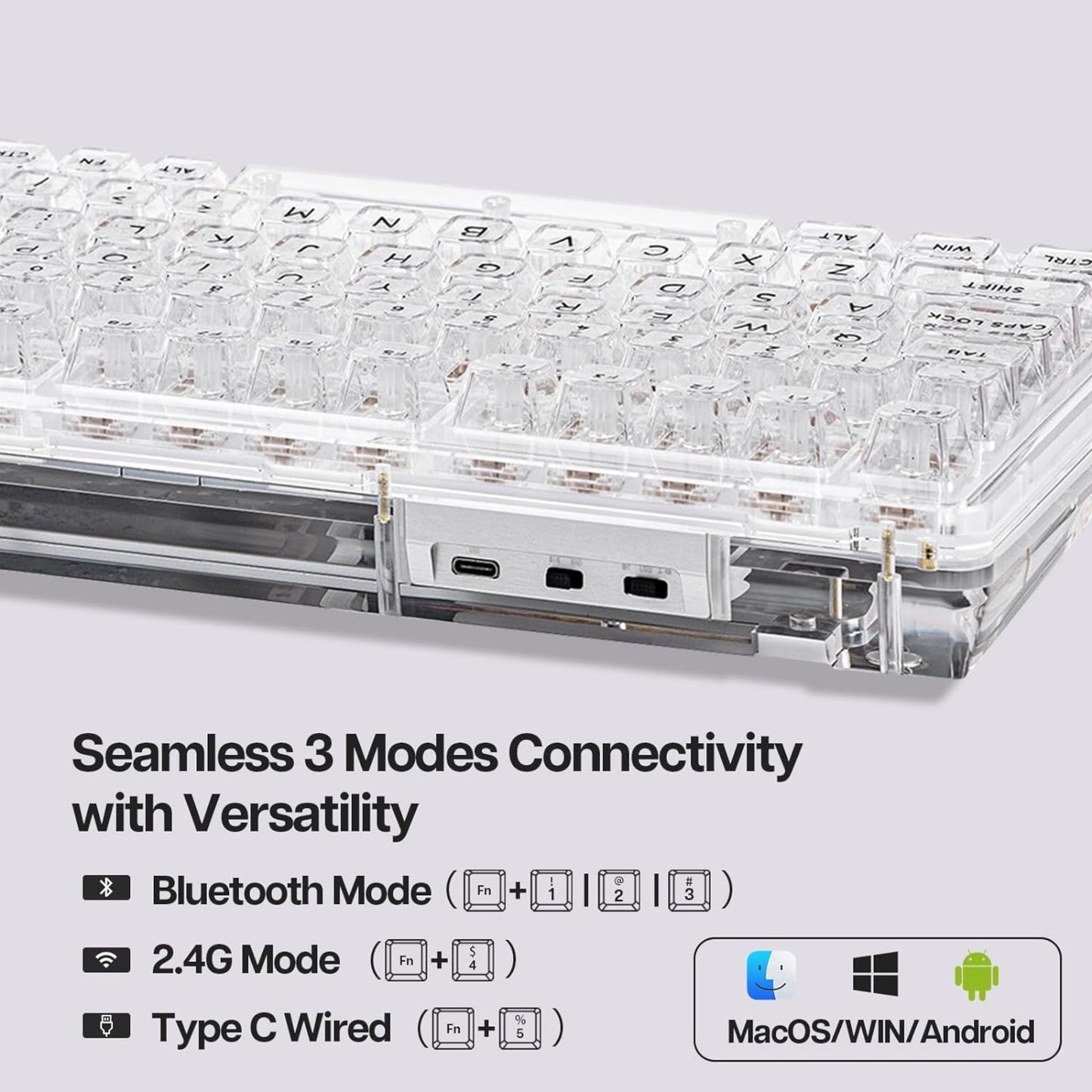 FUTURO Crystal Mechanical Keyboard – V2