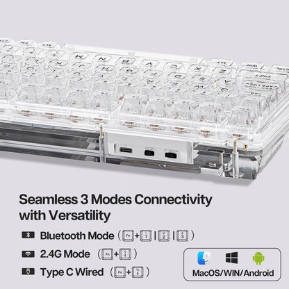 FUTURO Crystal Mechanical Keyboard – V2
