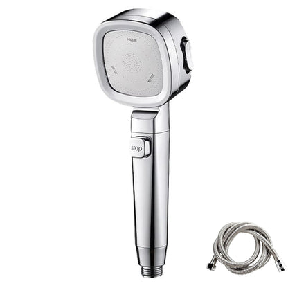 High pressure shower head with hose